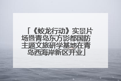 《蛟龙行动》实景片场暨青岛东方影都国防主题文旅研学基地在青岛西海岸新区开业