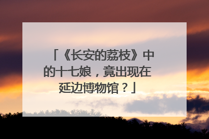 《长安的荔枝》中的十七娘，竟出现在延边博物馆？