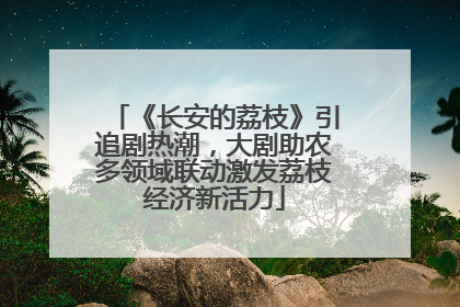 《长安的荔枝》引追剧热潮，大剧助农多领域联动激发荔枝经济新活力