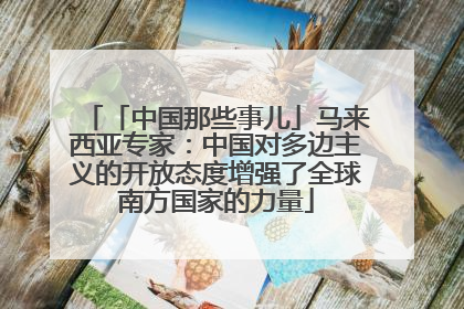 「中国那些事儿」马来西亚专家：中国对多边主义的开放态度增强了全球南方国家的力量