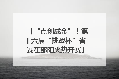 “点创成金”！第十六届“挑战杯”省赛在邵阳火热开赛