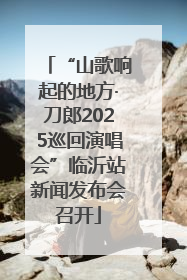 “山歌响起的地方·刀郎2025巡回演唱会”临沂站新闻发布会召开