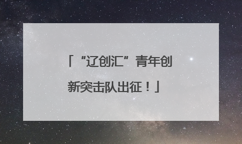 “辽创汇”青年创新突击队出征！