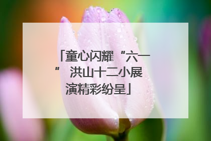 童心闪耀“六一” 洪山十二小展演精彩纷呈