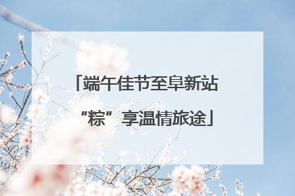 端午佳节至阜新站“粽”享温情旅途