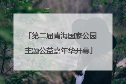第二届青海国家公园主题公益嘉年华开幕