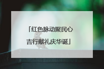 红色脉动聚民心 吉行献礼庆华诞