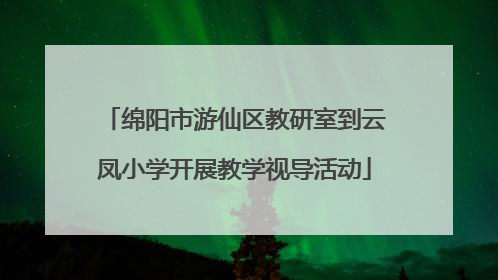绵阳市游仙区教研室到云凤小学开展教学视导活动