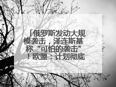 俄罗斯发动大规模袭击，泽连斯基称“可怕的袭击”！欧盟：计划彻底停止进口俄罗斯石油！油价飙涨