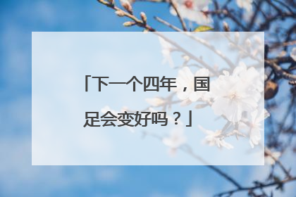 下一个四年，国足会变好吗？
