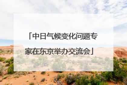 中日气候变化问题专家在东京举办交流会