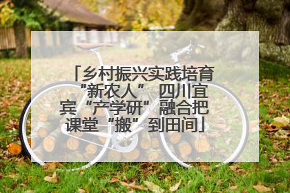 乡村振兴实践培育“新农人” 四川宜宾“产学研”融合把课堂“搬”到田间