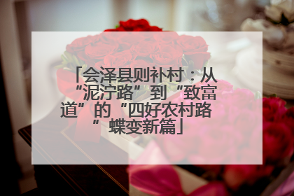 会泽县则补村：从“泥泞路”到“致富道”的“四好农村路”蝶变新篇