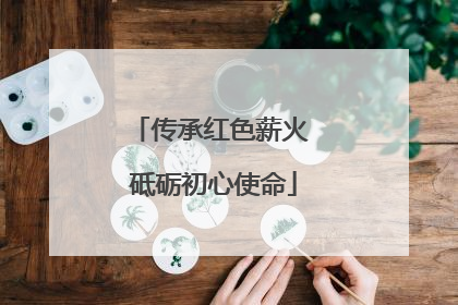 传承红色薪火 砥砺初心使命