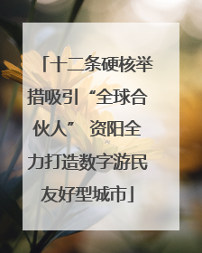 十二条硬核举措吸引“全球合伙人” 资阳全力打造数字游民友好型城市