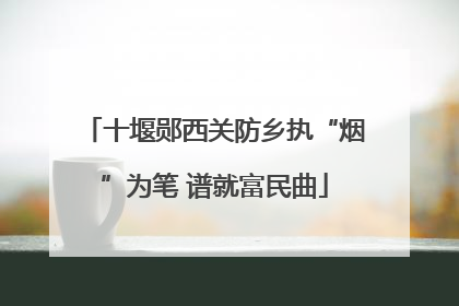 十堰郧西关防乡执“烟”为笔 谱就富民曲