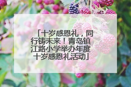 十岁感恩礼，同行铸未来！青岛镇江路小学举办年度十岁感恩礼活动