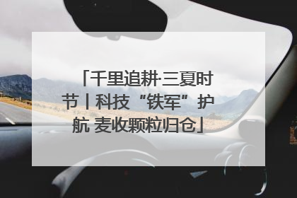千里追耕·三夏时节丨科技“铁军”护航 麦收颗粒归仓