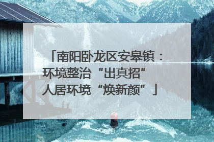 南阳卧龙区安皋镇：环境整治“出真招” 人居环境“焕新颜”