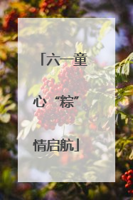 六一童心“粽”情启航