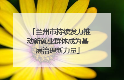 兰州市持续发力推动新就业群体成为基层治理新力量