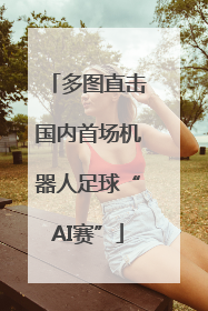 多图直击国内首场机器人足球“AI赛”