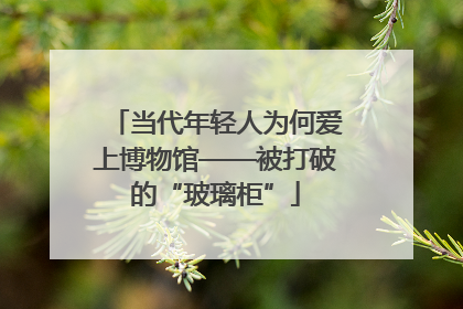当代年轻人为何爱上博物馆——被打破的“玻璃柜”