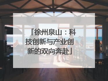 徐州泉山：科技创新与产业创新的双向奔赴