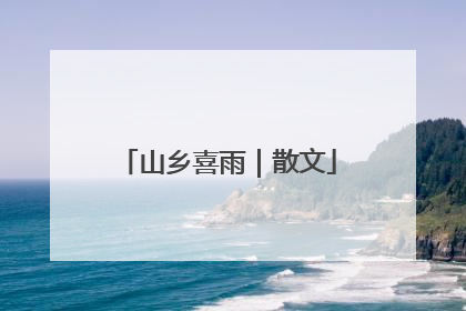 山乡喜雨｜散文