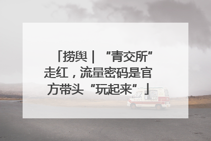 捞舆｜“青交所”走红，流量密码是官方带头“玩起来”