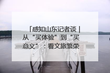 感知山东记者谈｜从“买体验”到“买意义”：看文旅繁荣背后的幸福新定义