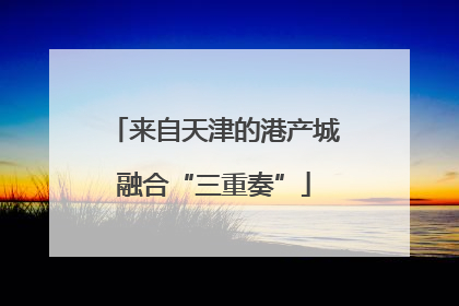来自天津的港产城融合“三重奏”