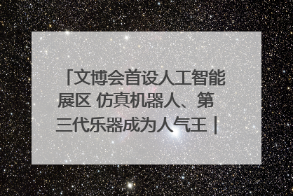 文博会首设人工智能展区 仿真机器人、第三代乐器成为人气王｜文博向“新”