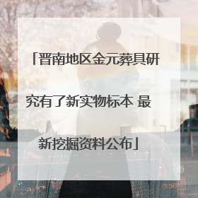 晋南地区金元葬具研究有了新实物标本 最新挖掘资料公布