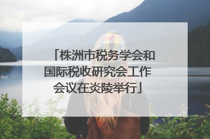 株洲市税务学会和国际税收研究会工作会议在炎陵举行