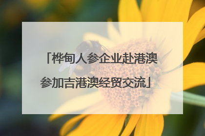桦甸人参企业赴港澳参加吉港澳经贸交流