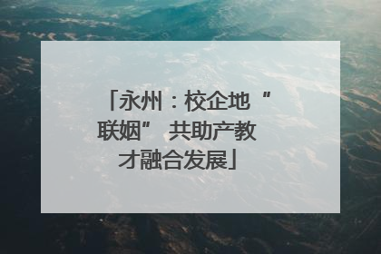 永州：校企地“联姻” 共助产教才融合发展