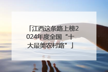 江西这条路上榜2024年度全国“十大最美农村路”