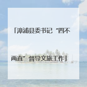 漳浦县委书记“四不两直”督导文旅工作