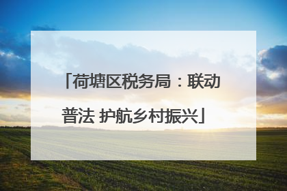 荷塘区税务局：联动普法 护航乡村振兴