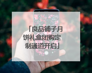 良品铺子月饼礼盒团购定制通道开启
