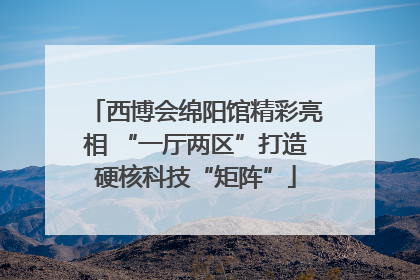 西博会绵阳馆精彩亮相 “一厅两区”打造硬核科技“矩阵”