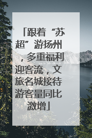 跟着“苏超”游扬州，多重福利迎客流，文旅名城接待游客量同比激增