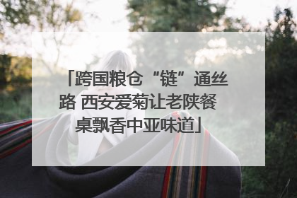 跨国粮仓“链”通丝路 西安爱菊让老陕餐桌飘香中亚味道