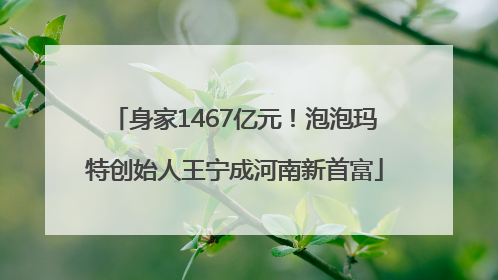身家1467亿元！泡泡玛特创始人王宁成河南新首富