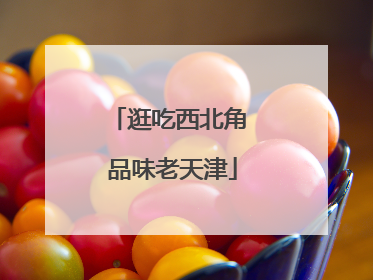 逛吃西北角 品味老天津