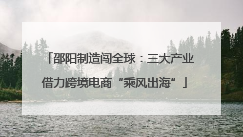 邵阳制造闯全球：三大产业借力跨境电商“乘风出海”