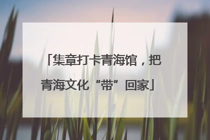 集章打卡青海馆，把青海文化“带”回家