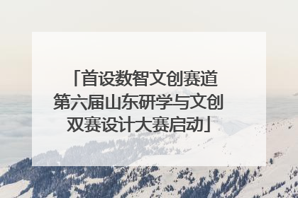 首设数智文创赛道 第六届山东研学与文创双赛设计大赛启动