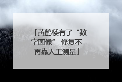 黄鹤楼有了“数字画像” 修复不再靠人工测量